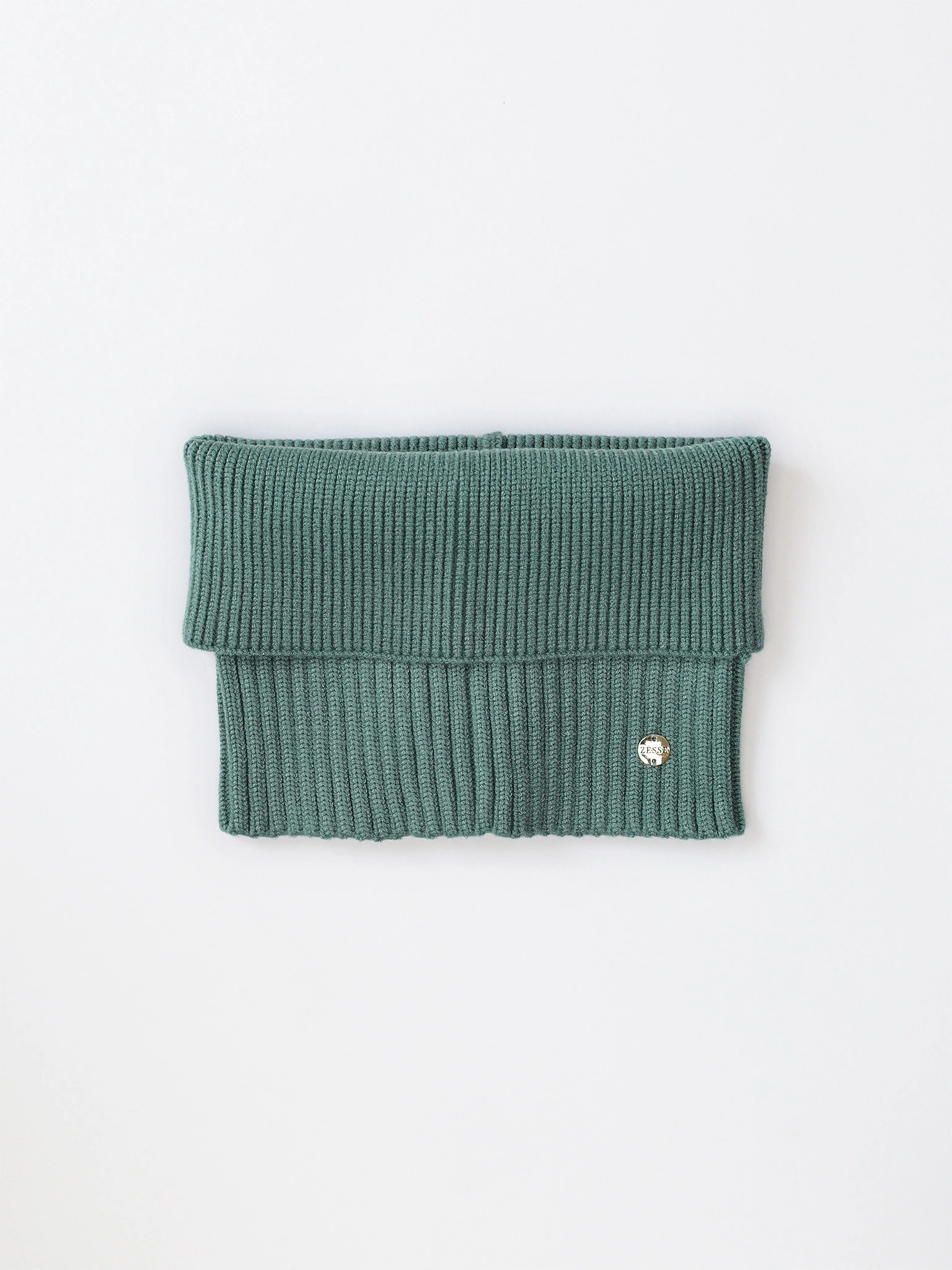 Шарф-снуд голубого цвета